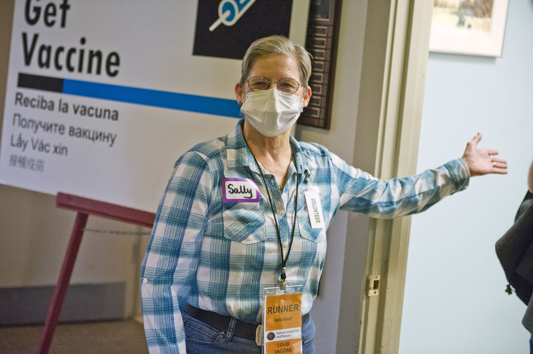 Camano vaccine clinic volunteers, 4.3.21